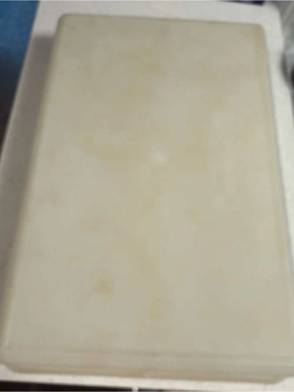 Vintage Tupperware rectangular plastic with lid